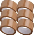 36 Rolls  2  X 110 Yds 1 6 Mil Tan Packing Moving Tape  Carton
