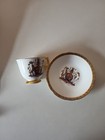 Vintage Queen Elizabeth Ii Coronation Souvenir Teacup   Saucer 1953 Collectible 