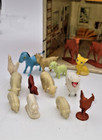 Marx Tin Litho Lazy Days Farm Barn 30  Hard Plastic Animals  Ertl Tractors