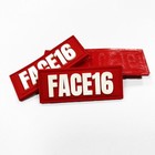 100 Pcs Custom Pvc Rubber Patches Personalized Logo For Clothing Hats Bags