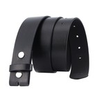 Falari Replacement One Piece Leather Belt Strap Without Buckle Snap Strap 1 5in