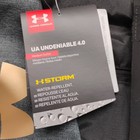 Nwt Ua Undeniable 4 0 Storm Medium Duffle Gym Bag Black gray gold Unisex