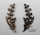  5029p Antiqued Gold Lily Of The Valley W joint   Catch Pin