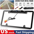 New License Plate Metal Frame Rear View Backup Camera Cmos Hd Led Night Vision