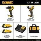 Dewalt 20v Max 2-tool Brushless Combo Kit Drill Driver Impact 2 Batt Case