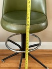 Mid Century Avocado Green Barstool Admiral Chrome Corp