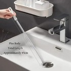Flexible Drain Cleaning Brush Sink Pipe Hair Clog Remover Sewer Cleaner Tool
