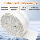 Water Discharge Hose Lay Flat Hose 2  X 65  Pvc Backwash Pool Drain Hose W clamp