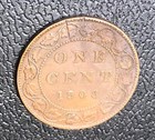 Canada 1908 Large Cent 1   One Cents Coin  01 Old Canadian Penny