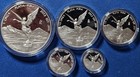 B 2013 Mexico Libertad 5 Coin Proof Set -  1 20 Oz To 1 Oz Silver  Ogp Coa 