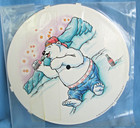 Coca Cola Polar Bear Clock Face Only   Vintage 1996 Coke Advertising