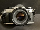 Canon Ae-1 Program Film Tested Camera W  50mm F 1 8 Fd Lens Working 35mm Analog