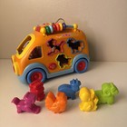 Toy Cars Educational Baby Bus With Animal Blocks Musical Learning Crawling Moves