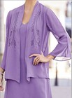 Mother Of Bride Groom Women s Beaded Jacket Dress Wedding Formal Gown Plus26w 3x