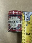 Antique Salter   s Aseptic Dental Floss Sample Tin With Product Inside