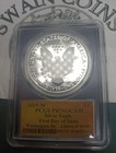 2019-w American Silver Eagle Pr70dcam Fdi Cleveland Signed Rare Dc Issue Er 112