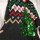 Celebrate Together Ugly Christmas Sweater Hoodie Women s Size Xl Multicolor 