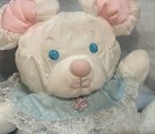 Vintage 1988 Fisher-price Baby Puffalumps Mouse  1357 Plush Rattle Excellent 