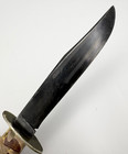 Wwii Military Fighting Knife Theater Made Pacific   W  Leather Sheath