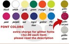 Customized Personalized  2 Your Text Business Name Own Text Side Any Font Shirt