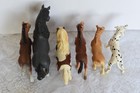 Lot Of 6 Schleich Horses foals   Dalmation Dog Toy Figures  x 
