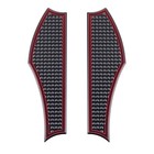 Cnc Billet Floorboards For Harley Touring Softail 2024  Black red