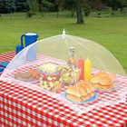 Foldable Mesh Food Cover Fly Proof Reusable Kitchen Tool Outdoor Camping Tent Us