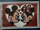 Disney Mickey   Minnie 20 X 30 Latch Hook Rug Kit D0015 Millennium 2000 Edition