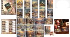 80 Colorful City Snow Scene Christmas Cards 4x6 - Perfect For Holiday Sharing