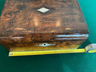 Antique Travel Desk With Mother Of Pearl Accents