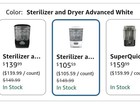 Baby Brezza Bottle Sterilizer And Dryer Advanced     33  Faster - Largest Capacity