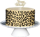 Reusable Cheetah Print Stencil 6x6 Inch Cheetah Skin Pattern For Cak Craftreat