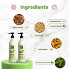 Vegan Keratin   Collagen Duo Shampoo   Conditioner Set 33 8fl oz    With Acacia