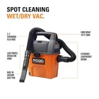Ridgid 3 Gallon 3 5 Peak Hp Handheld Shop Vacuum Wet Dry Vac Wd3050  new 