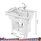 Utility Sink Laundry Tub With Faucet   Basement For Laundry Room Garage Or Shop