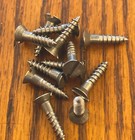 8 X 3 4 Antique Wood Screws Slotted Flat Head Steel Old Store Stock American