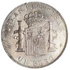 1897 Sgv Spain   Philippines Un Peso 90  Silver   Km 154   1 Yr Issue   0446