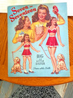 Vintage 1945 Seven   Seventeen Fashion  Paper Dolls     Merrill Co-uncut Original
