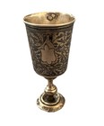 Antique Russian Silver And Niello Goblet  1800   s