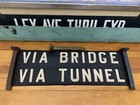 Ny Nyc Subway Roll Sign Small Font Bridge Tunnel Manhattan Brooklyn Bmt Standard