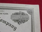 Western Transit Company Stock Certificate 1880 s Unissued Ft
