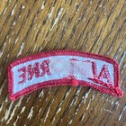 Us Army Airborne Tab Red   Black Patch