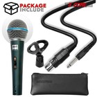 5 Core Microphone Dynamic Karaoke Xlr Mic Cardioid Unidirectional