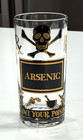 Mcm Georges Briard 1960 s Name Your Poison Arsenic 12oz Highball Bar Glass