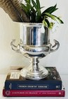 Vintage Silverplated Champagne Ice Bucket Or Vase In Trophy Style With Liner