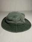Vtg 90s Coca-cola Bucket Hat M l Fit Green Denim Faded Cotton Hat