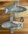 Vintage Patina French Fish Chocolate Easter Mold 5 5  Marked Letang Fils  851