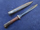 Original Ww2 German Occupation Polish Perkun Wz 24 Bayonet And Matching Scabbard