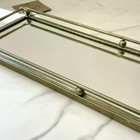 Vintage Gold Vanity Mirror Tray