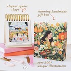 Inspiring Perpetual Calendar  Undated Daily Desk Planner For Motivation - Fli   